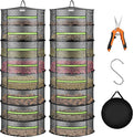VIVOSUN 2-Pack 8-Layer Mesh Drying Rack Hanging Design by VIVOSUN
