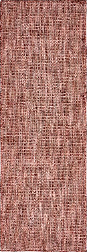 Unique Loom Collection Casual Transitional Solid Heathered Indoor/Outdoor by UniqueLoom