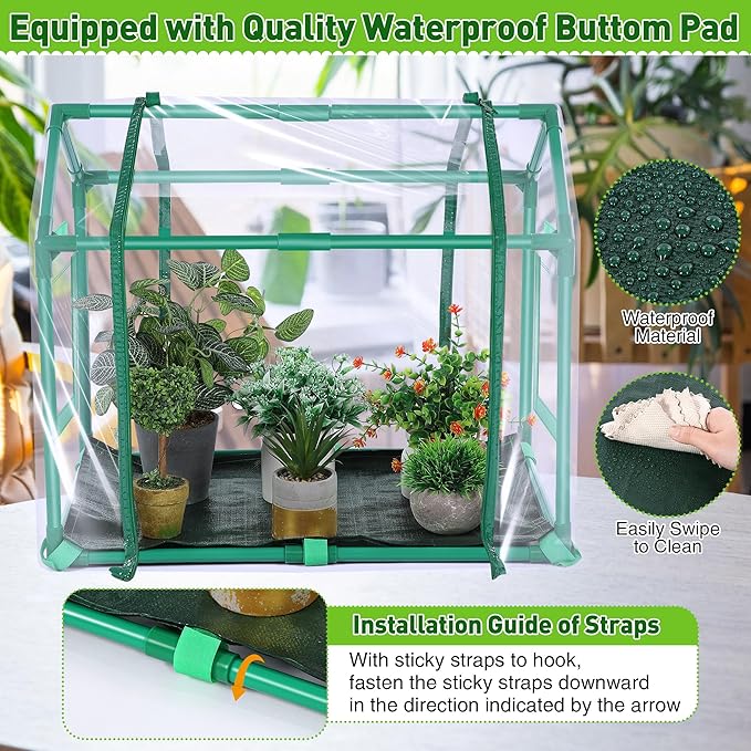 Mini Greenhouse with Potting Mat - Image 3