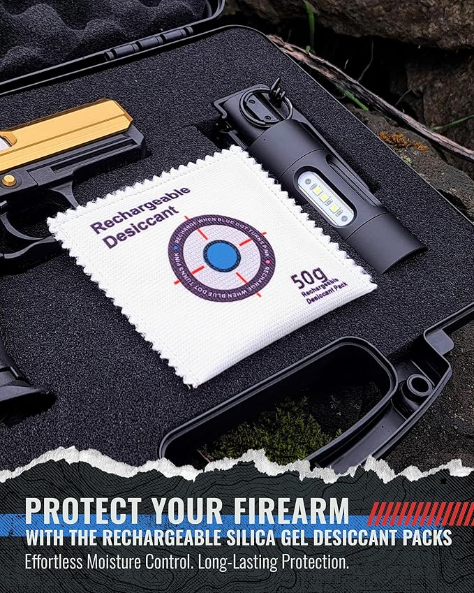 Rechargeable Desiccant Pack and Cedar Mill Fine Firearms Micro 9mm Gun Cleaning - Image 2