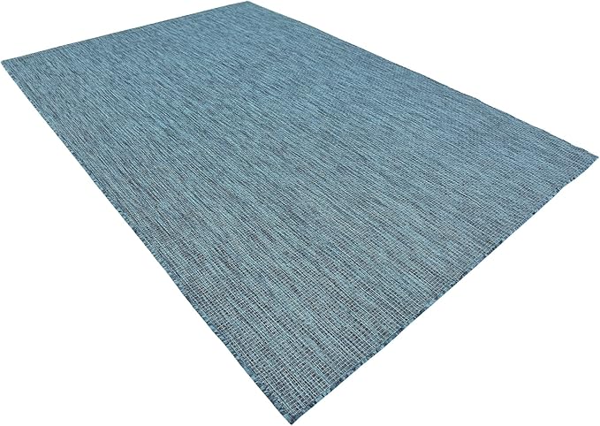 Unique Loom Collection Casual Transitional Solid Heathered Indoor/Outdoor - Image 4