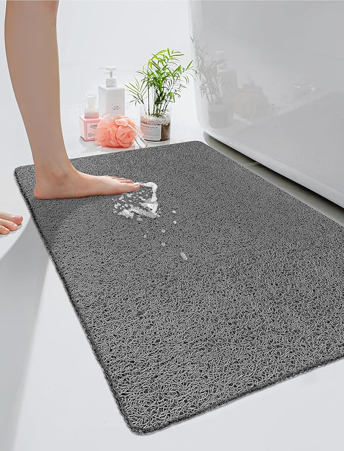 Large Shower Mat, Yonala 23.6 x 35.4 Inch Non Slip Shower Mats by Yonala