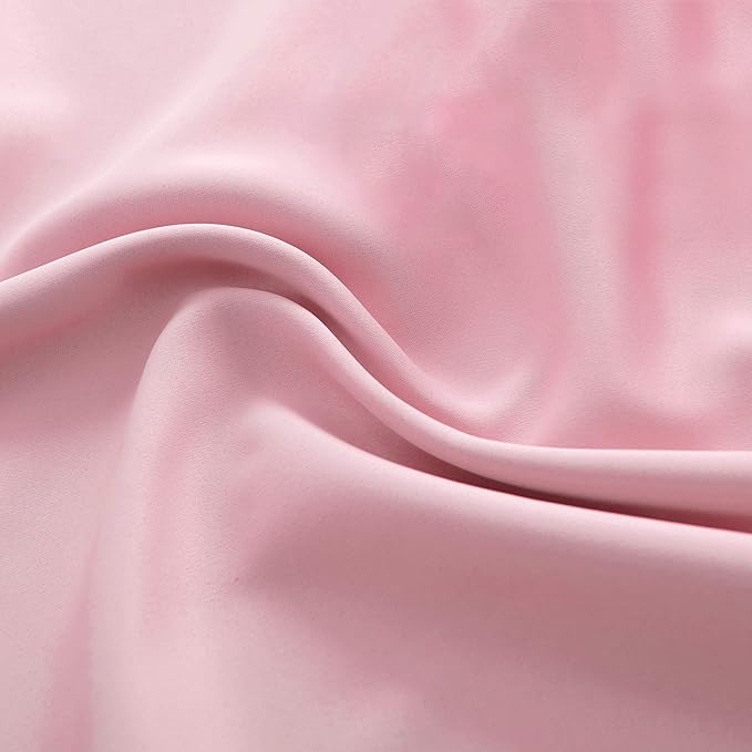 DONREN Pink Curtains for Kids Room - Image 8