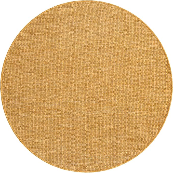Unique Loom Collection Casual Transitional Solid Heathered Indoor/Outdoor - Image 2