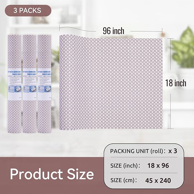 FIFTY FEET 18"x96" Non-Adhesive Shelf Liner - Image 5