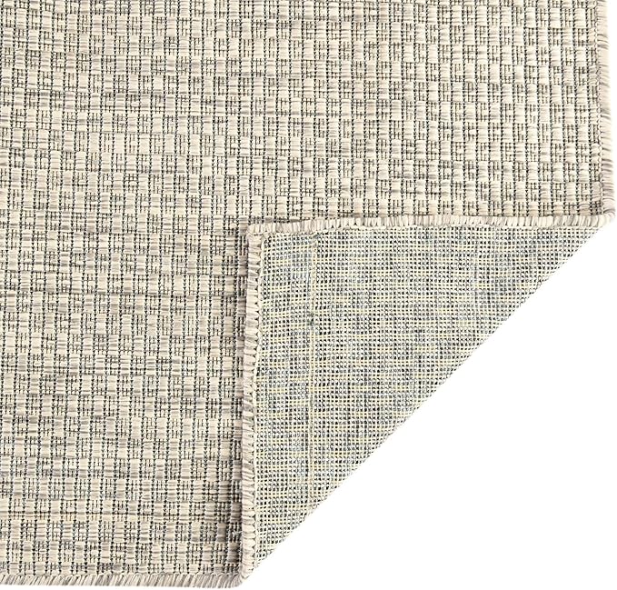 Unique Loom Collection Casual Transitional Solid Heathered Indoor/Outdoor - Image 8