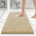 Smiry Luxury Chenille Bathroom Rugs 24x16, Extra Soft and Absorbent Shaggy Bath by Smiry