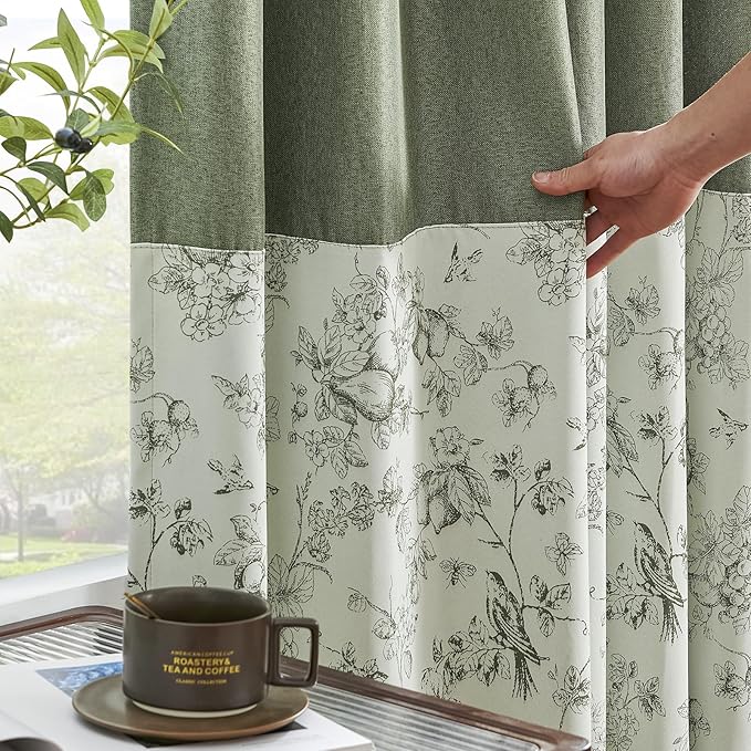 jinchan Faux Linen Blackout Curtains 84 Inch Length - Image 7