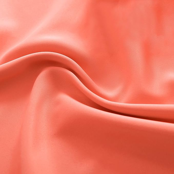DONREN Coral Blackout Curtain Panels - Image 8