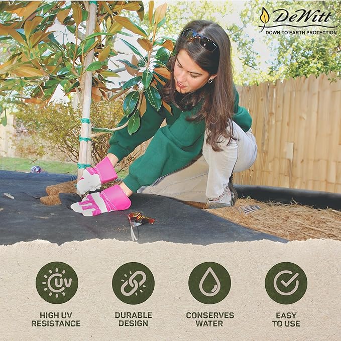 Dewitt 2-Pack Pro-5 Weed Barrier Fabric 5 oz, 5 x 250 Feet – Heavy-Duty Woven - Image 6