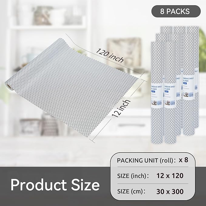 FIFTY FEET 12"x120" Non-Adhesive Shelf Liner - Image 5