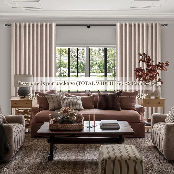 Extra Wide 60 Inch Blackout Curtains 96 Inches Long - Image 6