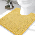 Smiry Luxury Chenille Toilet Rugs U-Shaped 24x20, Soft Absorbent Non-Slip by Smiry