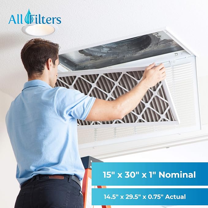 SpiroPure 15X30X1 MERV 11 Pleated Air Filters - Image 2