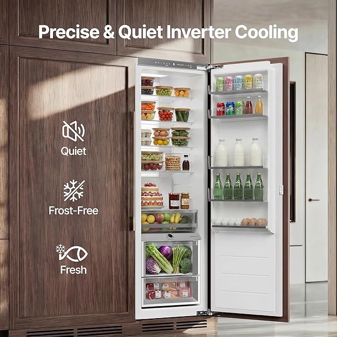 Ca'Lefort Panel Ready Refrigerator Dual Zone, Built-in panel-ready fridge - Image 3