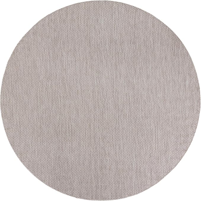 Unique Loom Outdoor Solid Collection Area Rug - Image 2
