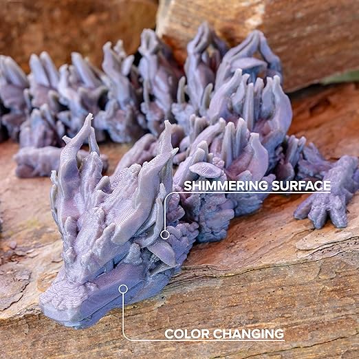 Polymaker Panchroma Grey Color Changing PLA, Glitter Starlight Mercury 3D - Image 4