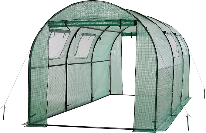 Ogrow® Deluxe Walk-in Tunnel Greenhouse by UpperBounce