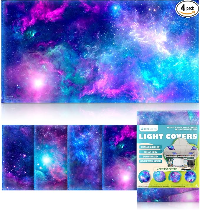 Magnetic Fluorescent Light Covers by OctoLights