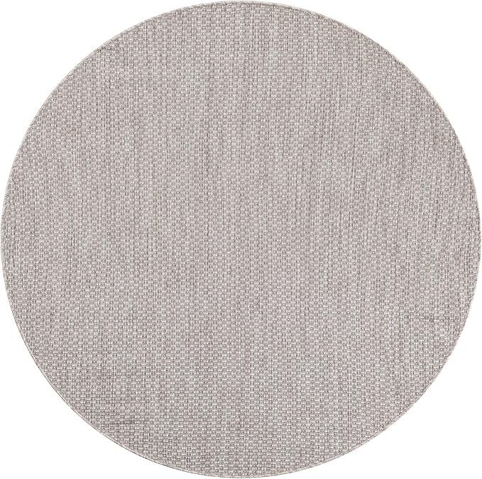 Unique Loom Outdoor Solid Collection Area Rug - Image 3