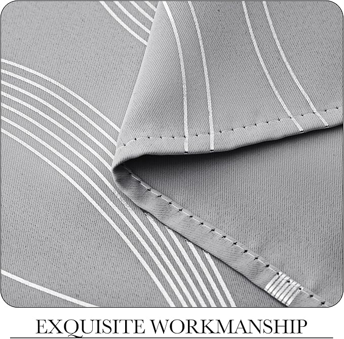 NICETOWN Kitchen Blackout Curtain Panels, 42 by 48 Inch, Window Treatment - Image 7