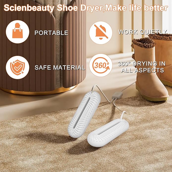 Scienbeauty Electric Shoe Dryers, Portable Boots Dryer Machine - Image 3