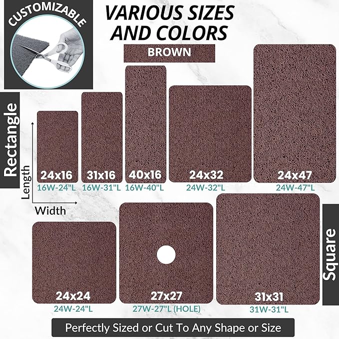 Non Slip Bathtub Mat Shower Mat - Image 6