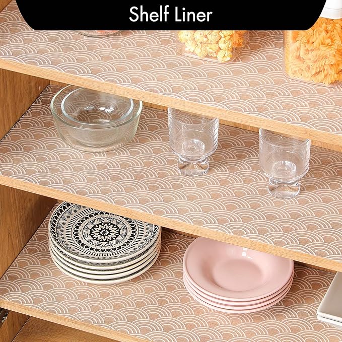 Cooyes Shelf Liners for Kitchen Cabinets – Non Adhesive Drawer and Cabinet Liner - Image 2
