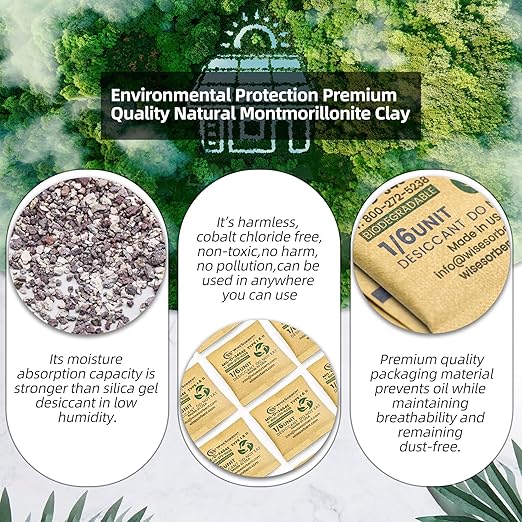 1/6U Kraft Clay Desiccants Packs - Image 3