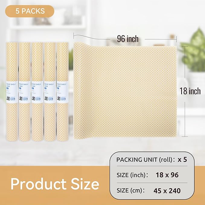 FIFTY FEET 18"x96" Non-Adhesive Shelf Liner - Image 5