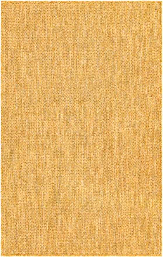 Unique Loom Collection Casual Transitional Solid Heathered Indoor/Outdoor - Image 3
