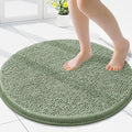 Smiry Luxury Chenille Round 24x24, Extra Soft and Absorbent Shaggy Bathroom Mat by Smiry