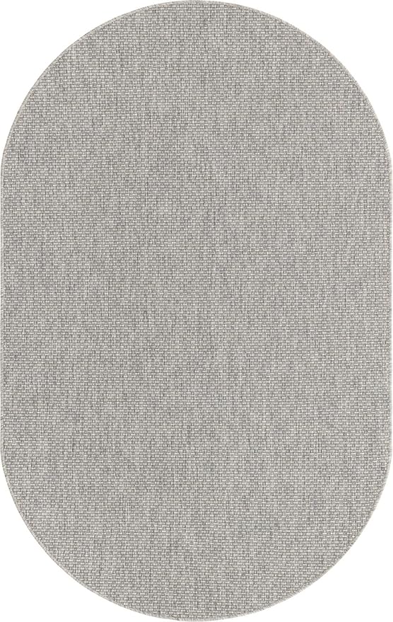 Unique Loom Collection Casual Transitional Solid Heathered Indoor/Outdoor - Image 8