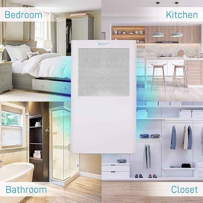 SereneLife Portable Electric Home Mini Dehumidifier - Image 4