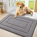 Smiry Dog Door Mat for Muddy Paws, Absorbs Moisture and Dirt, Low-Profile by Smiry