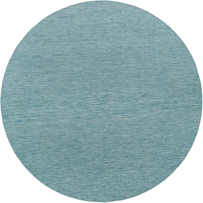 Unique Loom Collection Casual Transitional Solid Heathered Indoor/Outdoor - Image 3