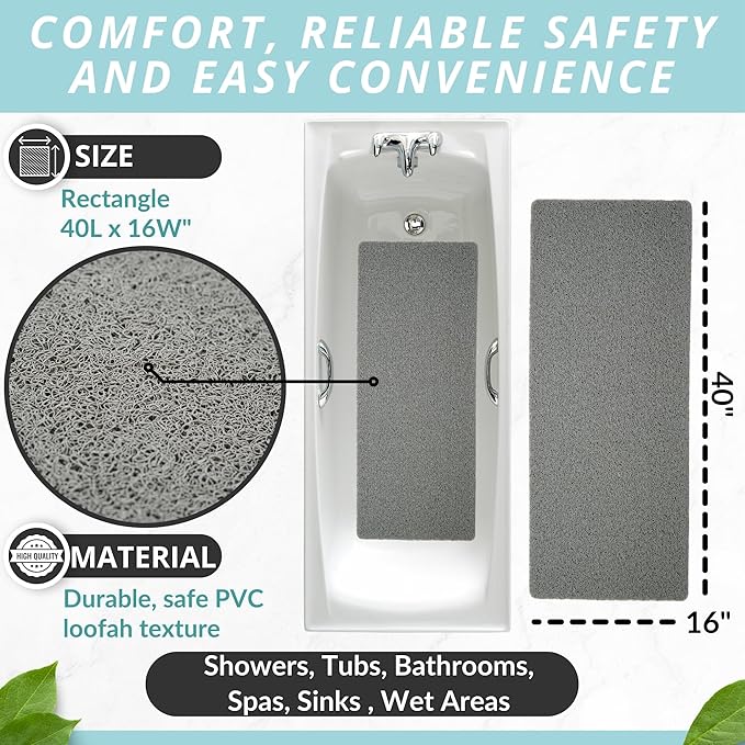 Non Slip Bathtub Mat Shower Mat - Image 3