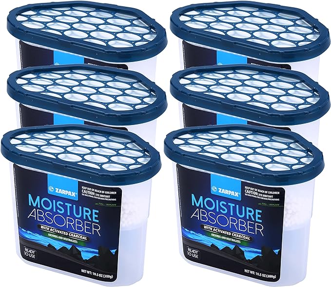 Moisture Absorber Activated Charcoal 10.5 oz/300g | Removes Moisture, Humidity by Zarpax