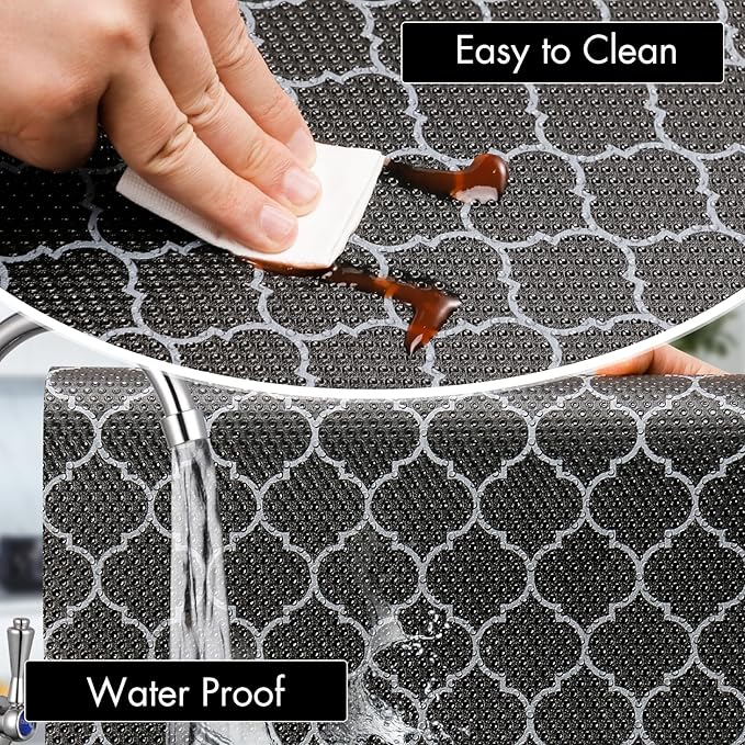 Cooyes Shelf Liner for Kitchen Cabinets – Non-Adhesive Waterproof Drawer Liner - Image 6