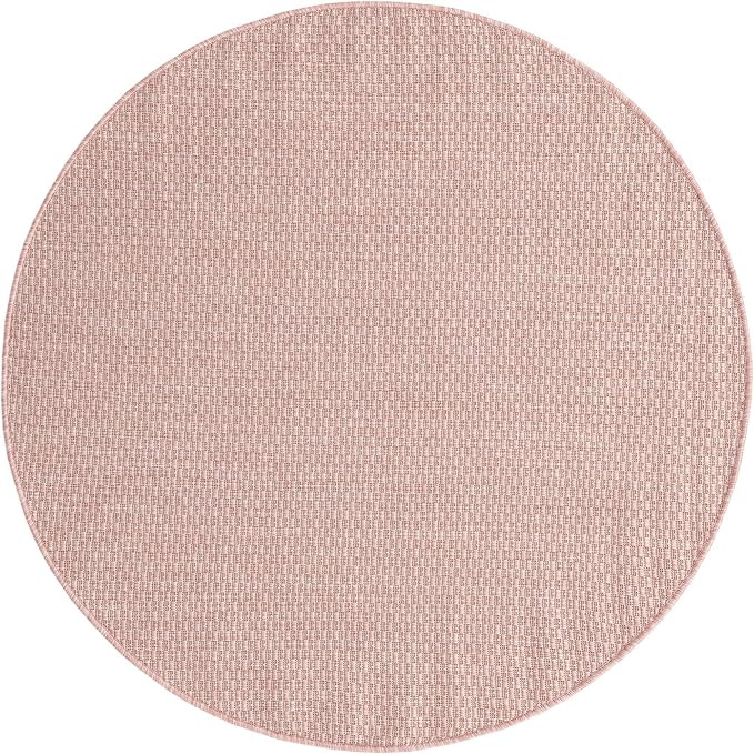 Unique Loom Collection Casual Transitional Solid Heathered Indoor/Outdoor - Image 2