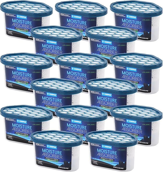 Moisture Absorber Activated Charcoal 6.5 oz/185g | Removes Moisture, Humidity & by Zarpax