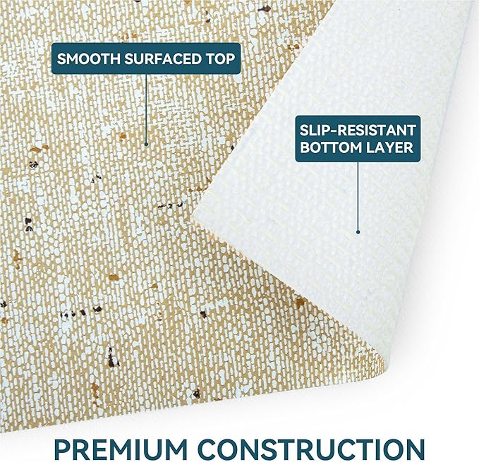 12-inch x 30-ft Shelf Liner Non-adhesive Beige Drawer Liner, Waterproof Durable - Image 6
