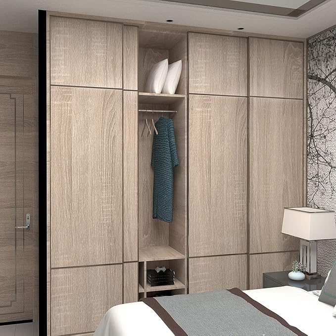 48x118inch Extra Wide Light Brown Wood Wallpaper Peel Stick Gray Oak Contact - Image 6