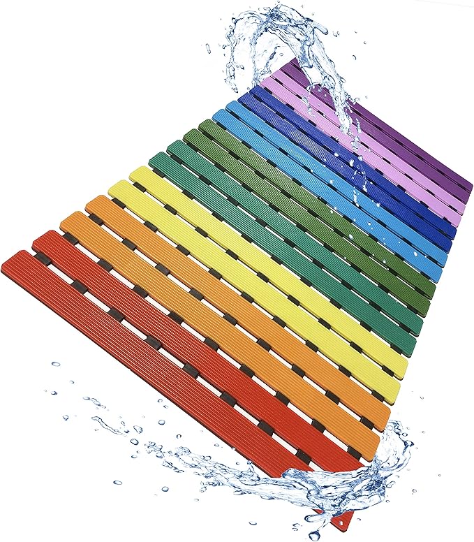 Non Slip Bathtub Mat | Double-Layered Shower Floor Mat by LuxurYou