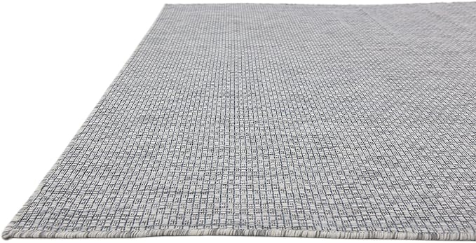 Unique Loom Collection Casual Transitional Solid Heathered Indoor/Outdoor - Image 8