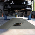 Mohawk Home Oil Spill Moisture Barrier Mat Utility Solid Gray 5' X 6' 2" Other by MohawkHome