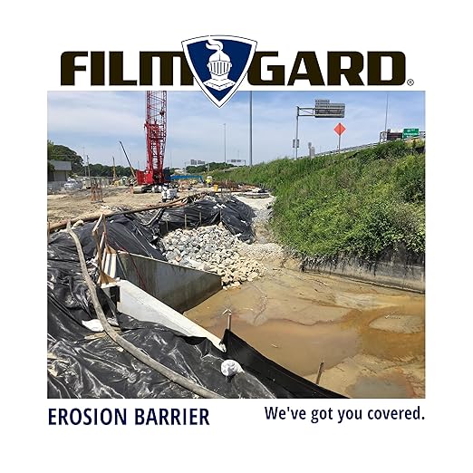 Film-Gard 626031 Construction Plastic Sheeting 10' Width X 100' Length X 6 mil - Image 5