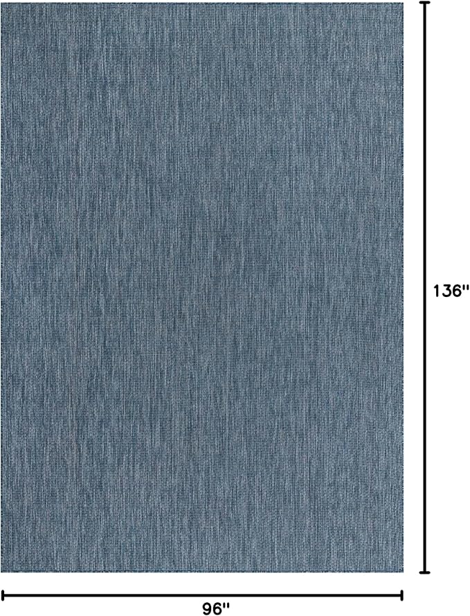 Unique Loom Collection Casual Transitional Solid Heathered Indoor/Outdoor - Image 3