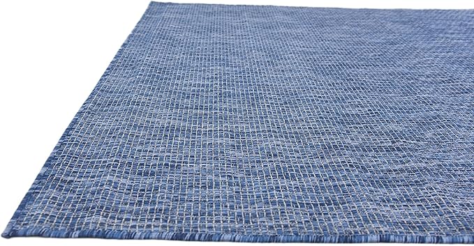 Unique Loom Collection Casual Transitional Solid Heathered Indoor/Outdoor - Image 8