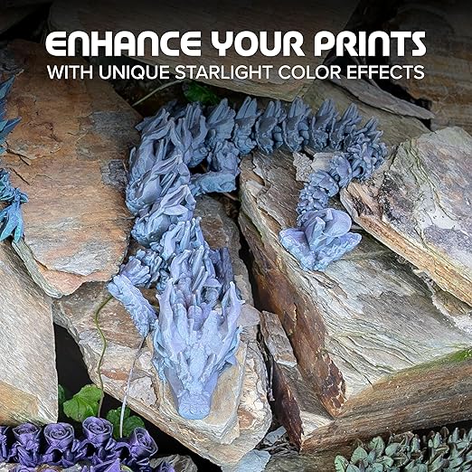 Polymaker Panchroma Grey Color Changing PLA, Glitter Starlight Mercury 3D - Image 2